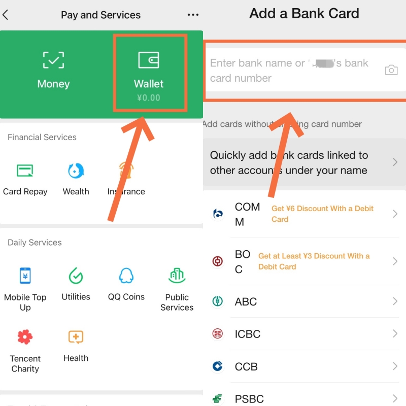TopUp WeChat Wallet in China