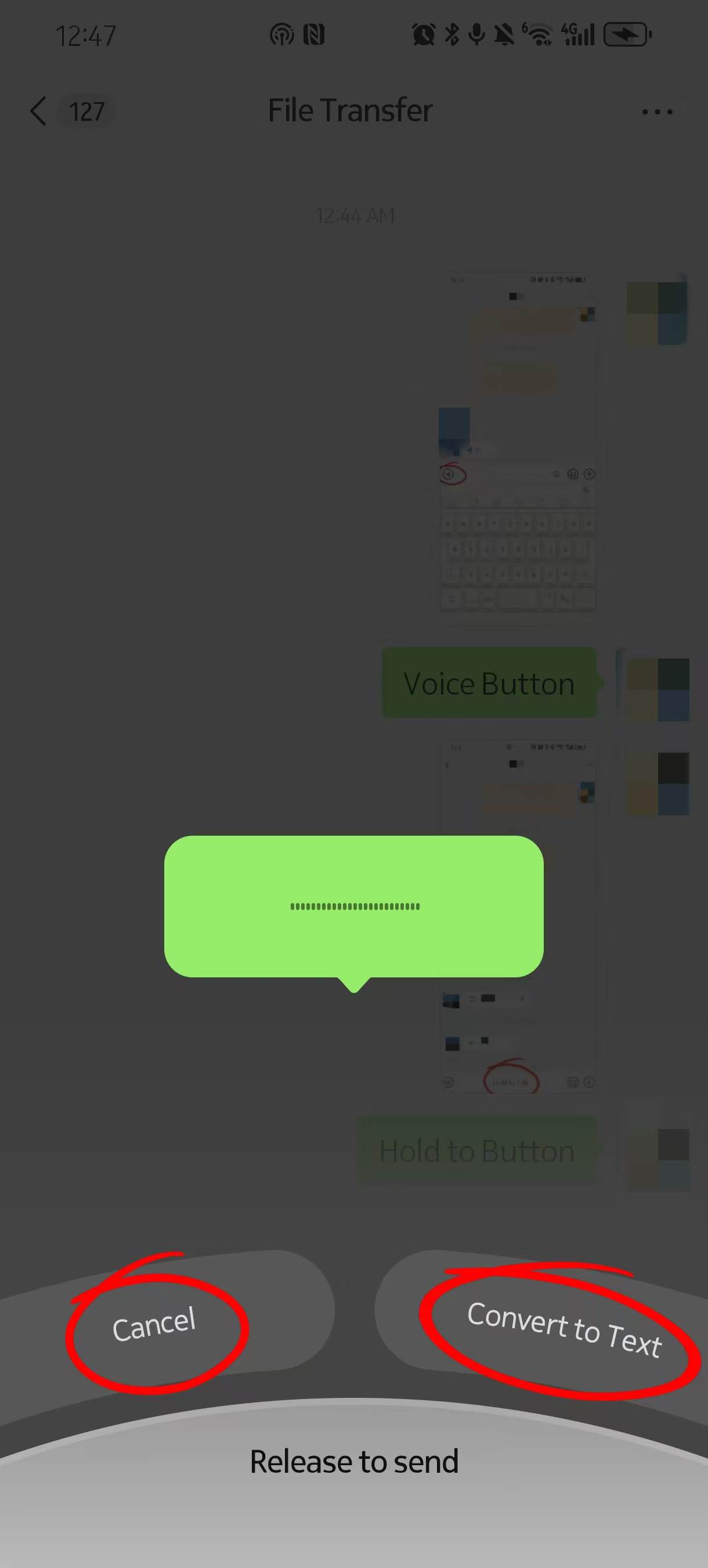 Cancle&Convert to Text