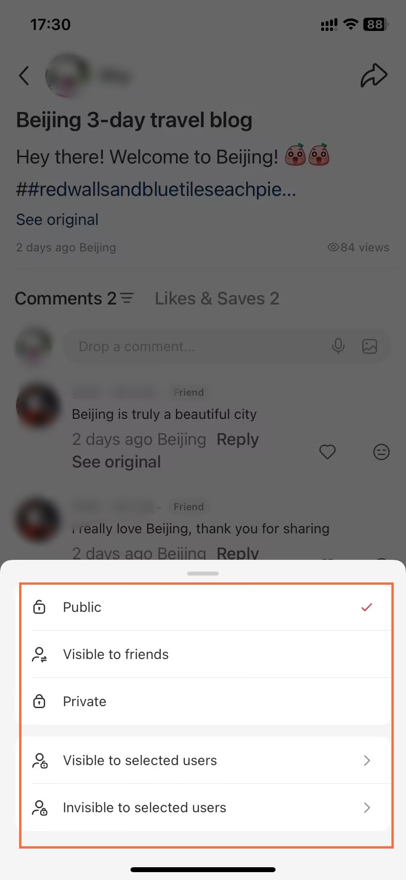 Adjust Note Privacy