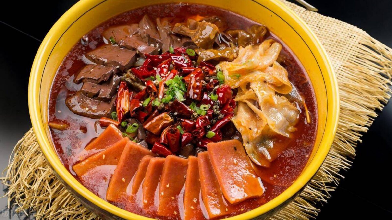 Blood Curd Stew Spicy Chinese Food