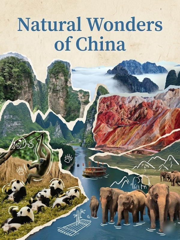 Natural Wonders of China：Mountains, Rivers, Pandas, Elephants