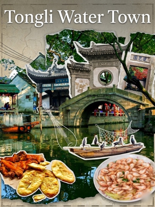 Tongli Water Town:Ancient Canals, Stone Bridges, Traditional Gardens, Local Flavors, Jiangnan Culture