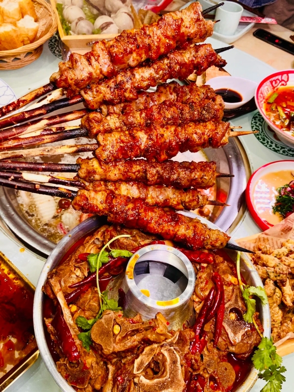 BBQ Lamb Skewers