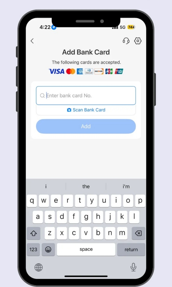 Connect Singapore Cards to Alipay(Step3)