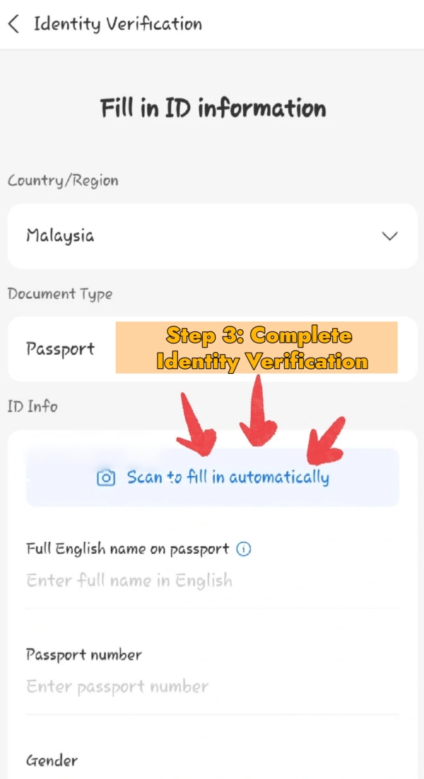 Register Alipay Accounts in Singapore(Step3)