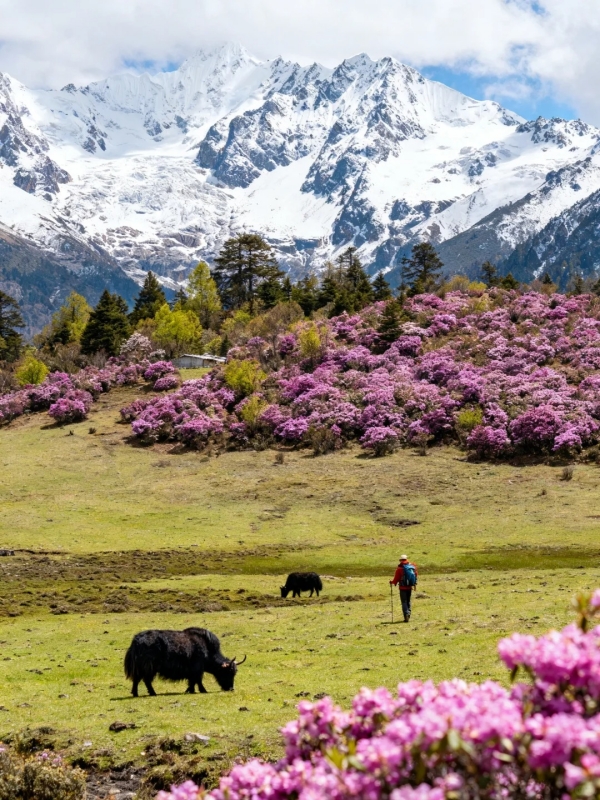 Haba Snow Mountain mountains in yunnan