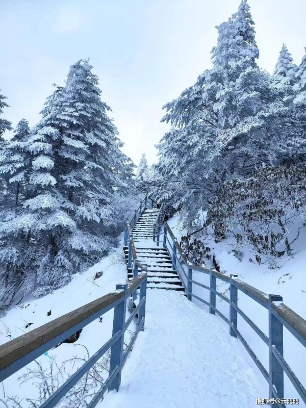 Jiaozi Snow Mountain in Winter