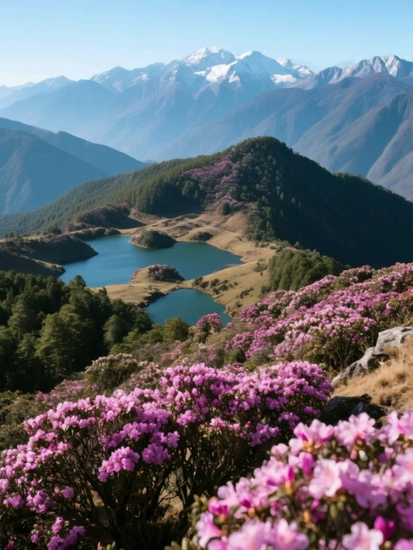 Laojun Mountain(Snow Mountain Range)