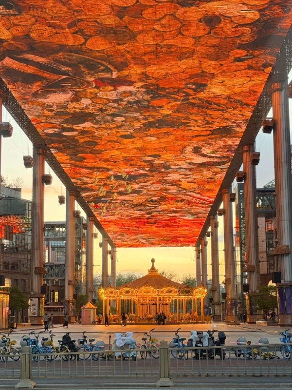 The Place Beijing's iconic 4K LED sky screen