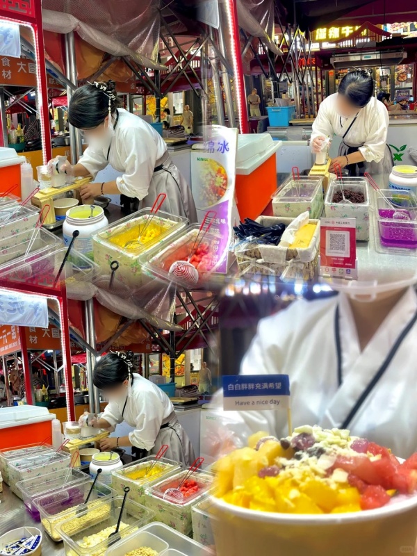 Ice Shaved Dessert Stall