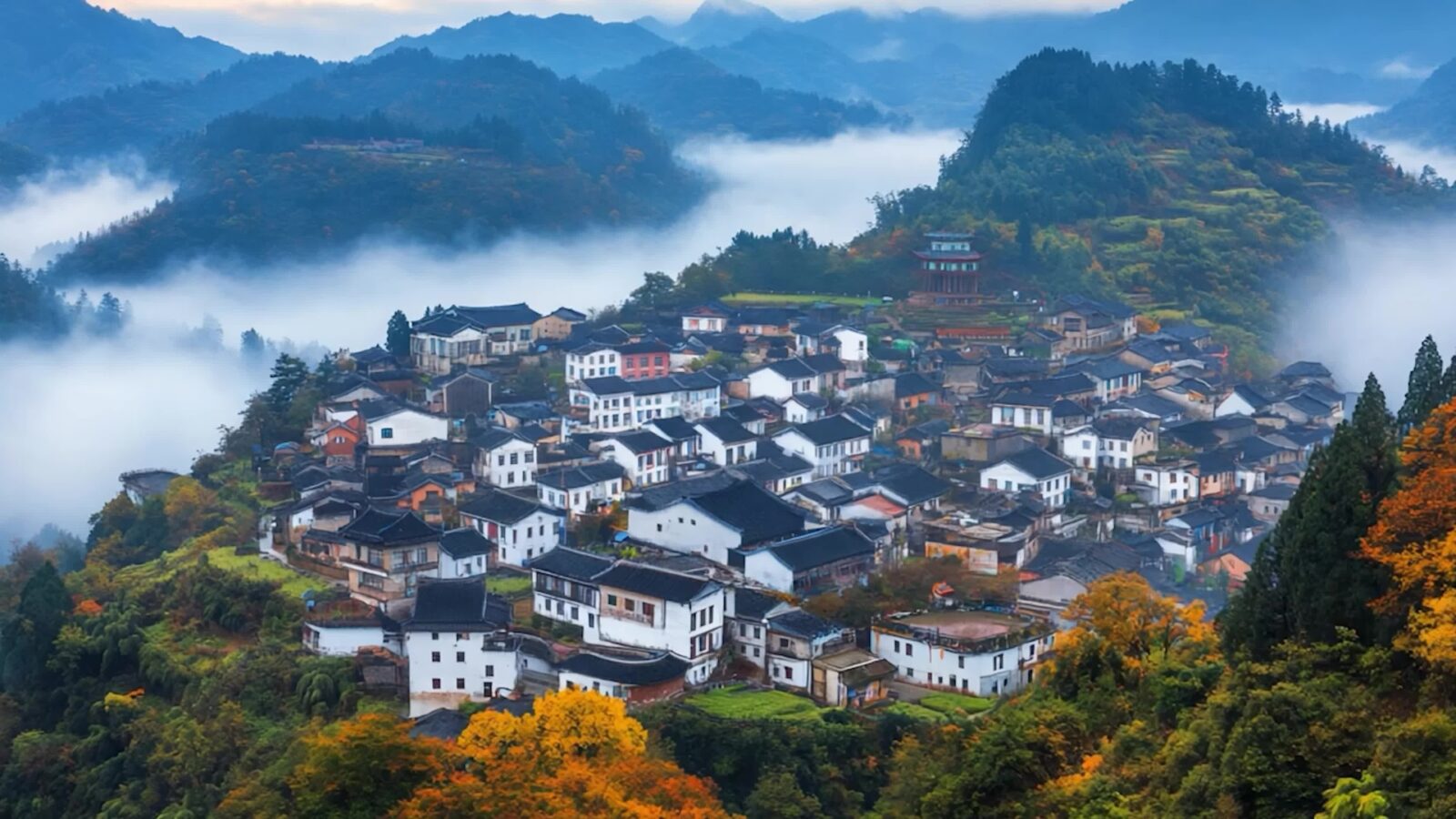 Wuyuan Village, Jiangxi, China Village