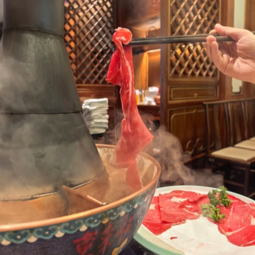 Instant-Boiled Lamb in Copper Pot