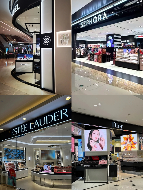 Chanel, Lancôme, Estée Lauder Counters