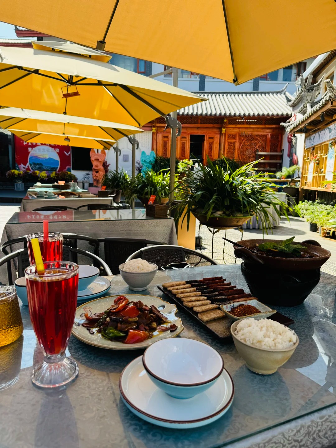 Dishes of A Ma Yi Naxi Restaurant