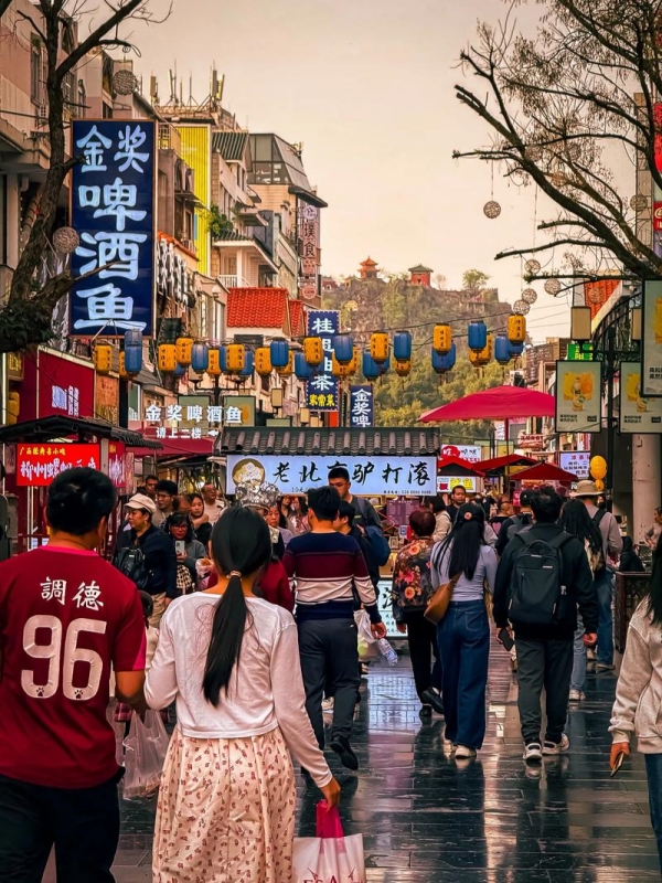 Street Food Stalls Along Yangshuo West Street