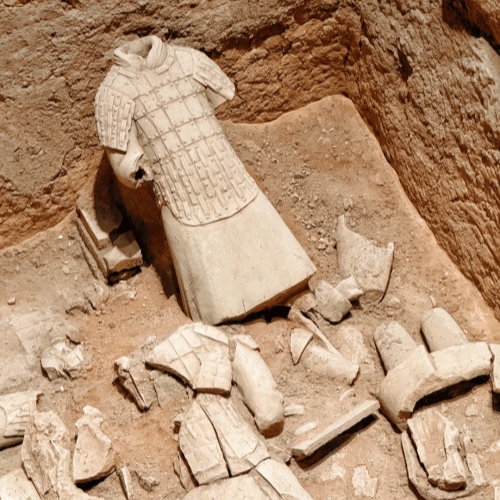 Excavated and Broken Terracotta Warrior