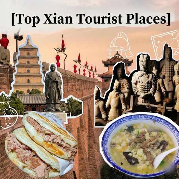 Top Xian Tourist Places:Mighty City Walls, Terracotta Wonders, Giant Pagodas, and Savory Local Flavors