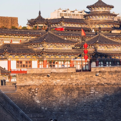 Xi'an City Wall at Yongning Gate