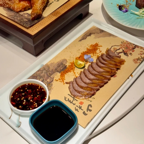 Marinated Beef with Dipping Sauces