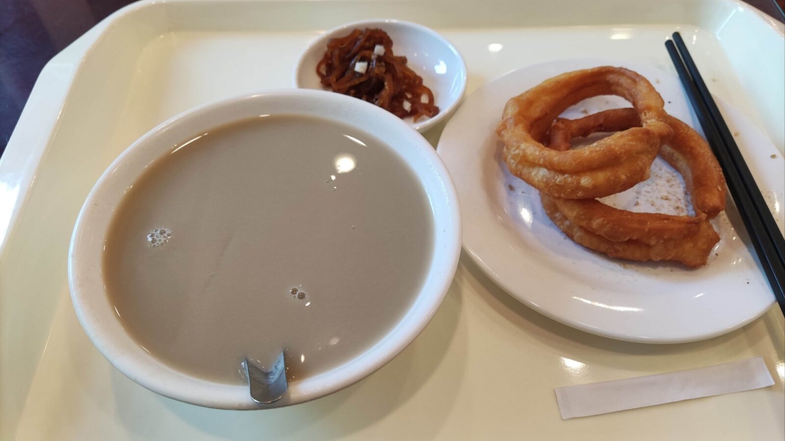Douzhir & Jiaoquan, beijing breakfast
