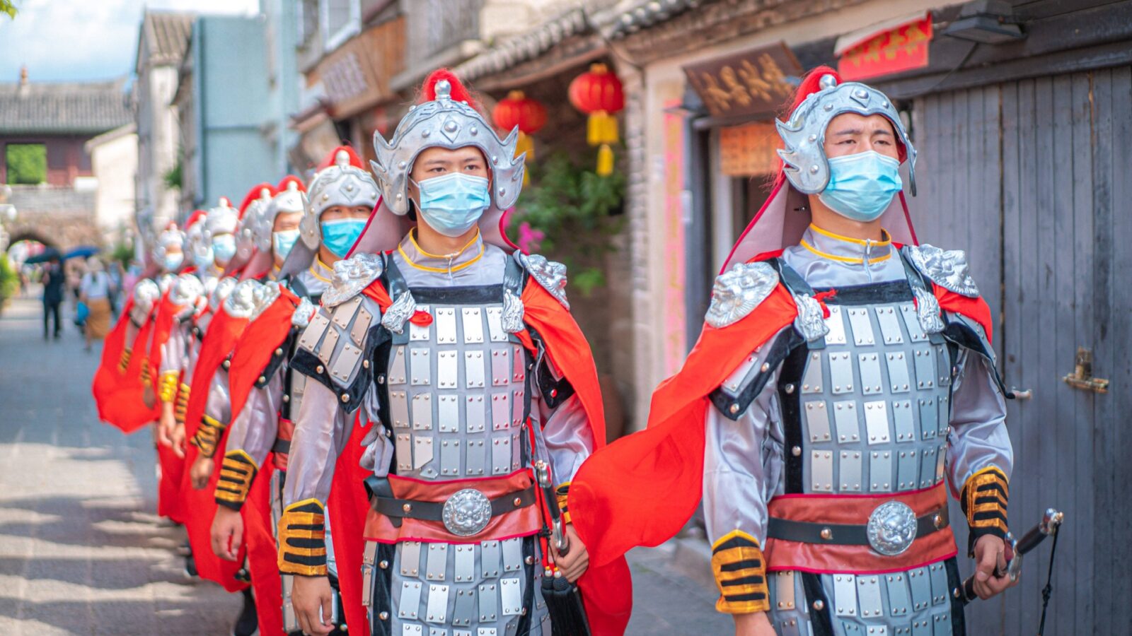 Ming-Style Soldier Procession at Dapeng Fortress