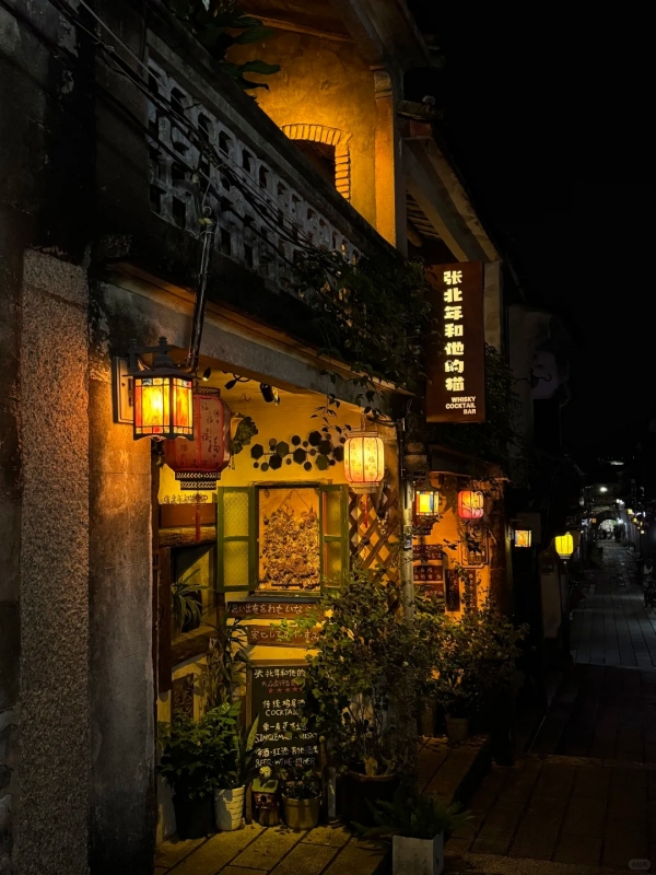 Zhang Beinian Bar at Night