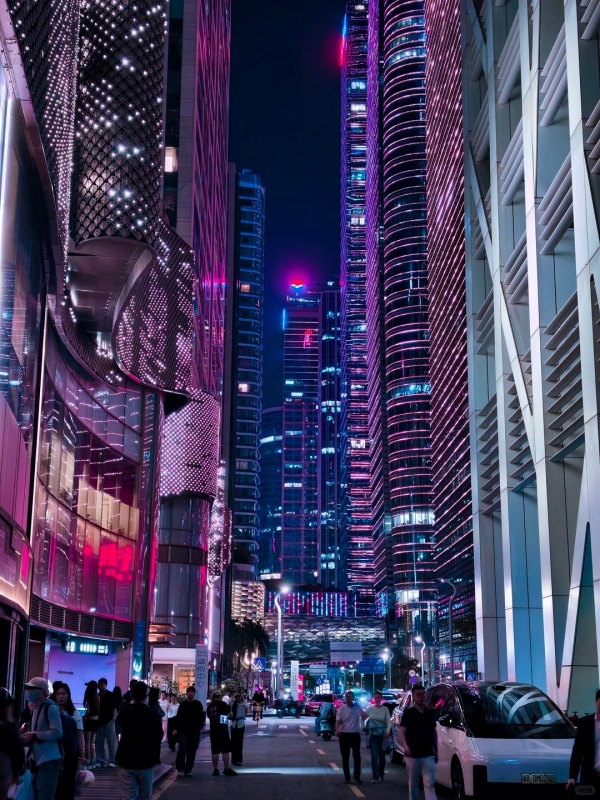 One Avenue Neon Cityscape