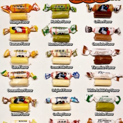 White Rabbit Candy Full Flavor Showcase Chart