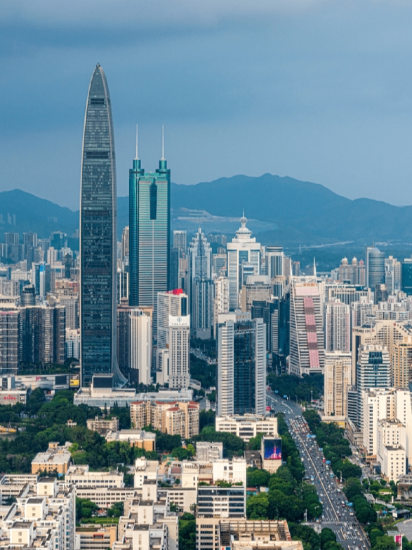 Shenzhen Luohu Central Business District Skyline