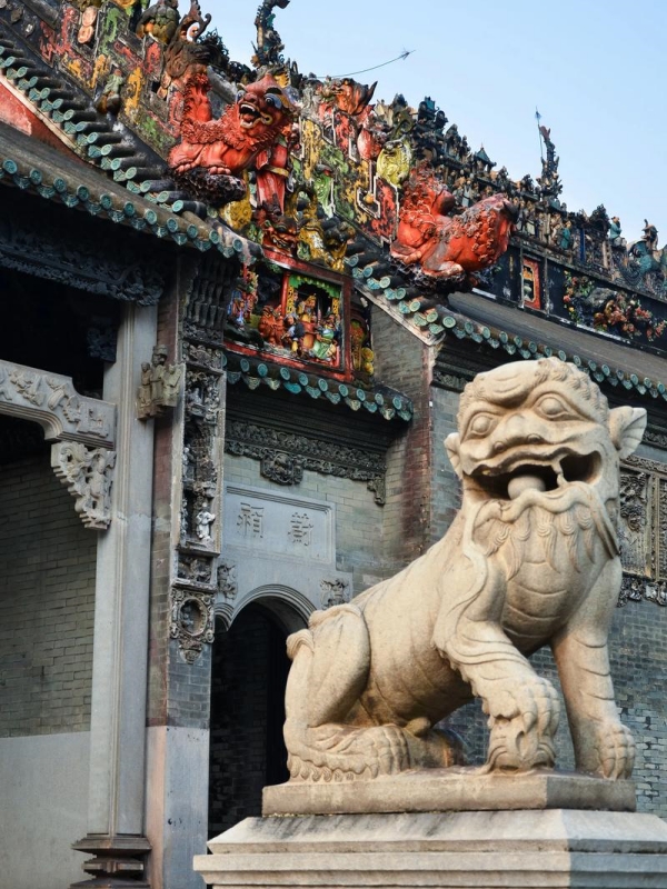 Chen Clan Ancestral Hall Stone Lion