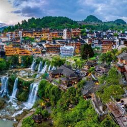 Furong Town in Hunan:Ancient Stilt Houses, A Thundering Waterfall, And China's Most Magical Night View