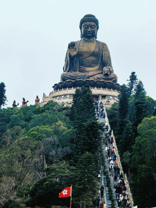 Tian Tan Buddha & Stone Steps