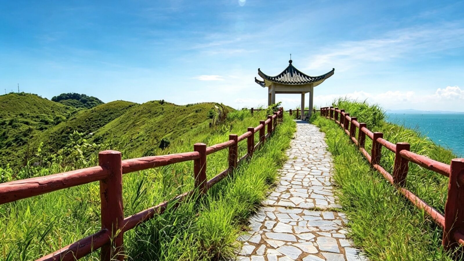Wisdom Path on Lantau Island
