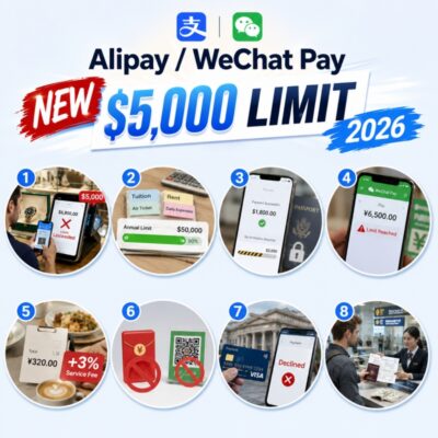 Alipay/WeChat New $5,000 Limit for Foreigners 2026 Spending Cap