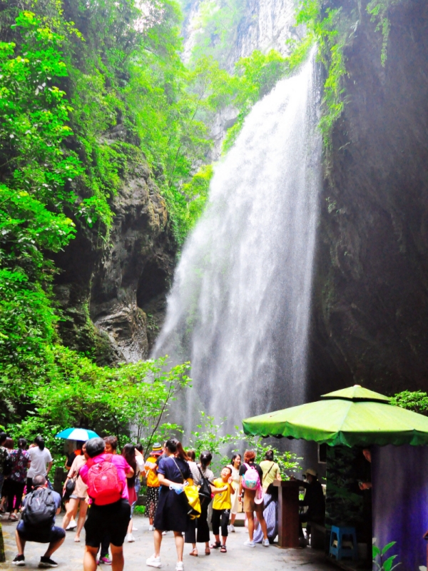 Gorge Waterfall Of Longshuixia