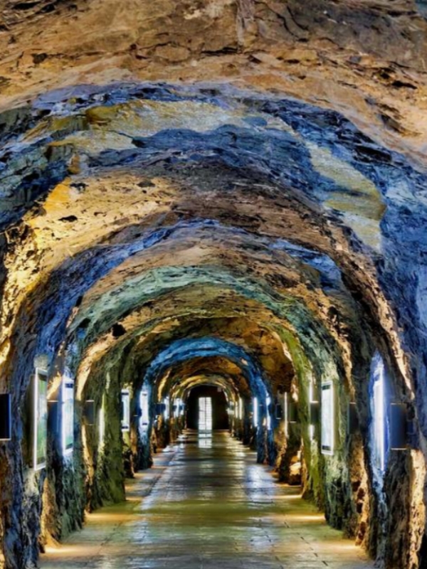 Stone Corridor Inside Furong Cave