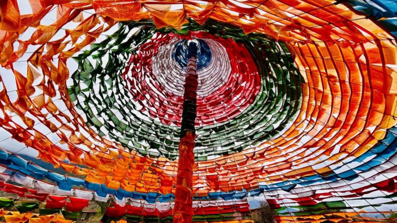 Prayer Flags at Shika Mountains, cool summer destinations China