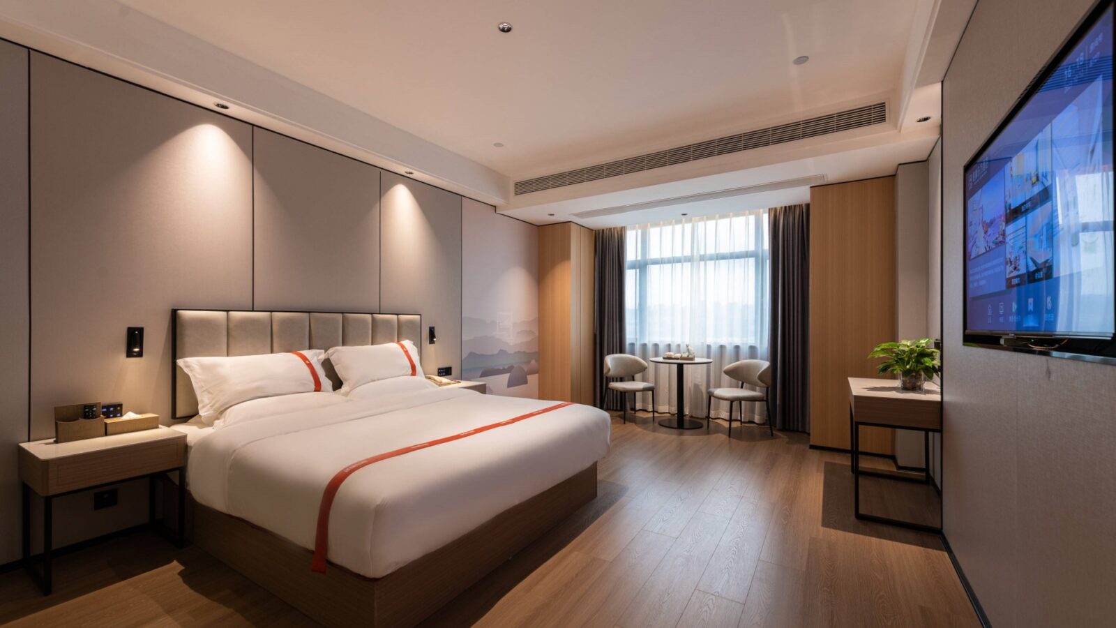 Hotel With Central AC. You Control The Temperature. Summer in China with Ac