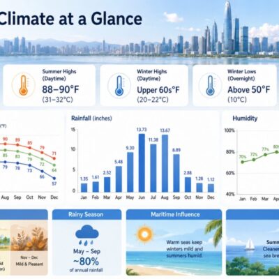 Shenzhen Climate Overview:Warm, Humid, and Subtropical ⭐
