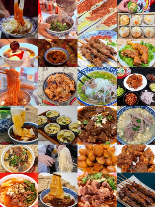 Shaanxi Food Map