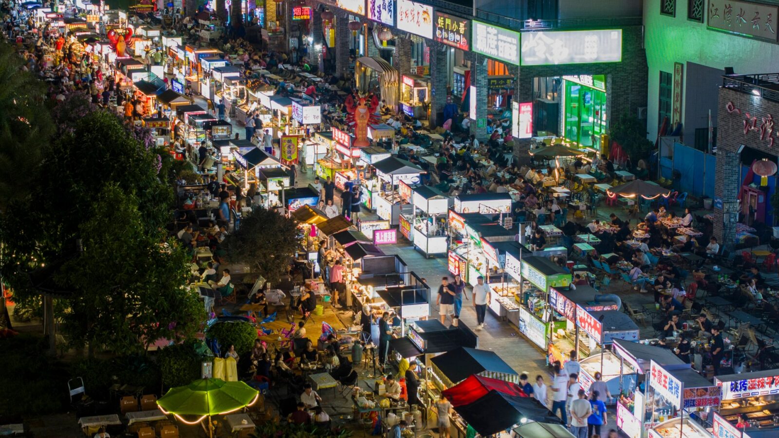 Huadong Night Market Shenzhen