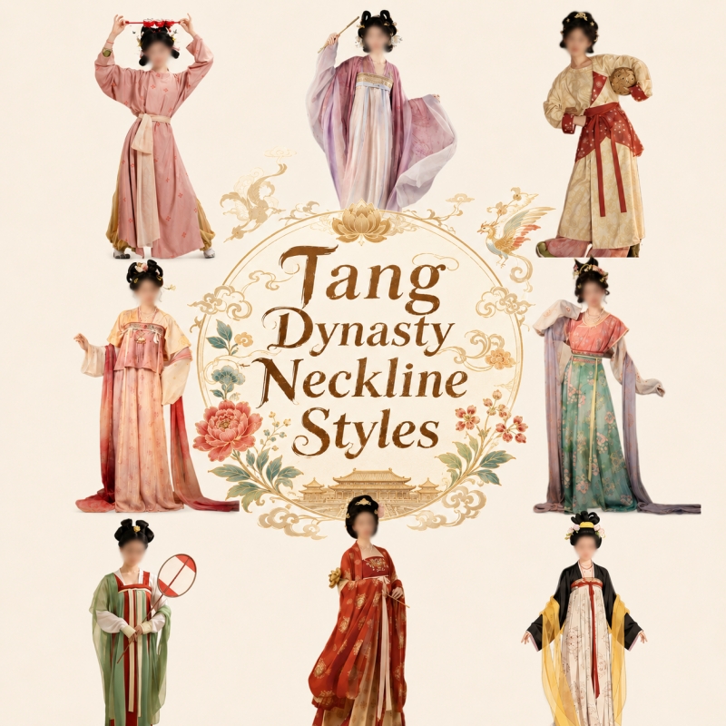 Tang Dynasty Neckline Styles