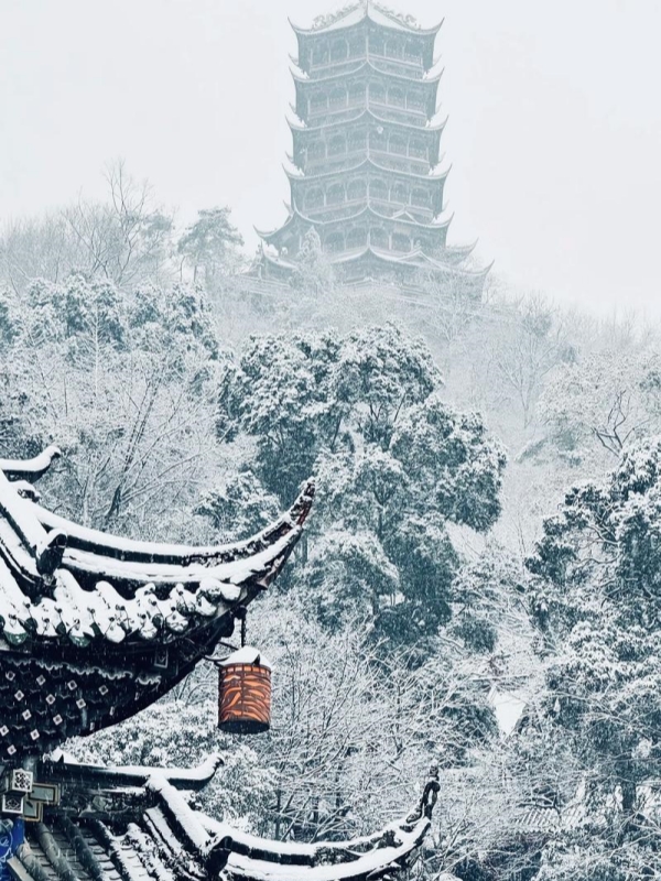 Snow in Chengdu