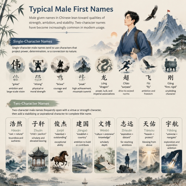 Typical Male First Names
