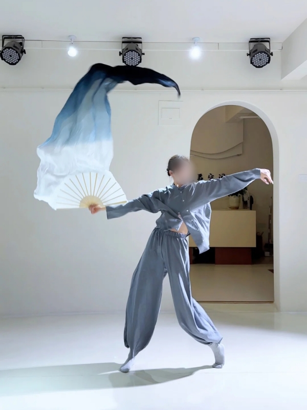 Folding Silk Dance Fans