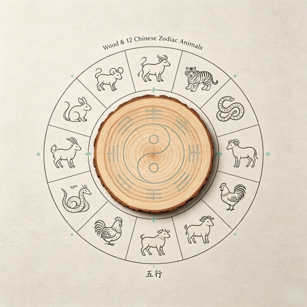 Wood in the Chinese Zodiac