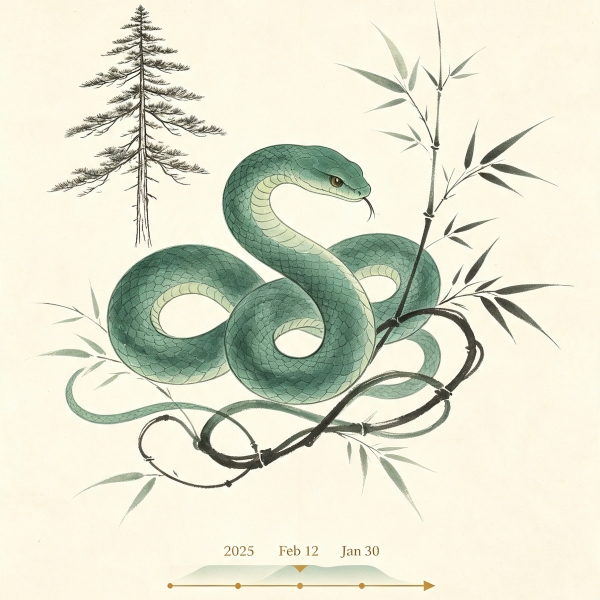 Wood Snake (1965, 2025)