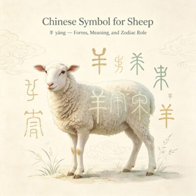 Chinese Symbol for Sheep