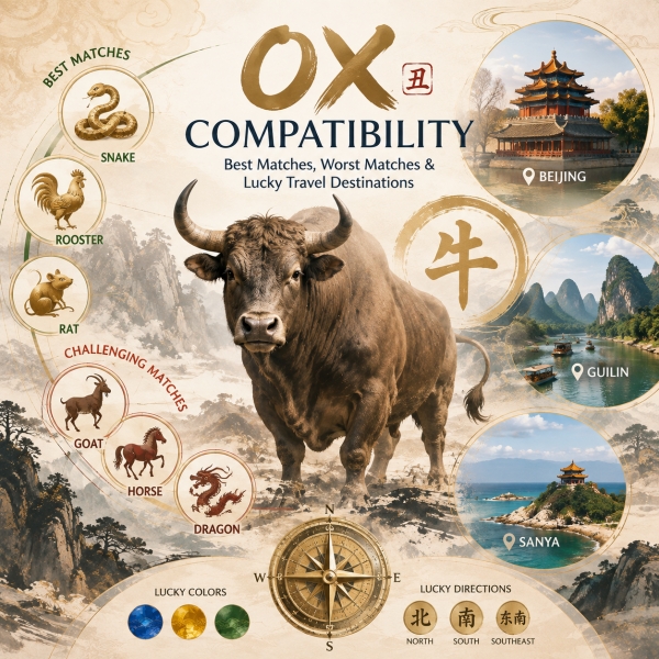 Ox Compatibility in Chinese Zodiac