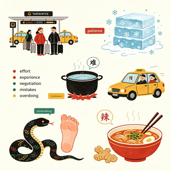Classic Funny Chinese Proverbs with Pinyin